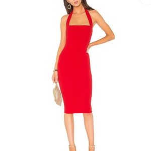 🌈NWT Nookie Boulevard Midi Dress, Red, M Fits S